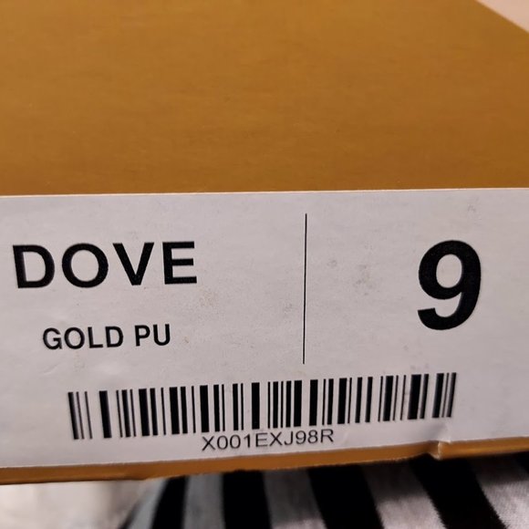 Brand New J. Adams Dove Gold Ankle Strap Stiletto Heel Shoes Size 9 - Picture 5 of 5